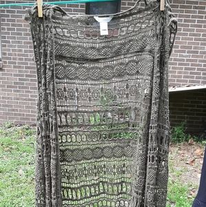 Green kimono sleeveless size 18/20W